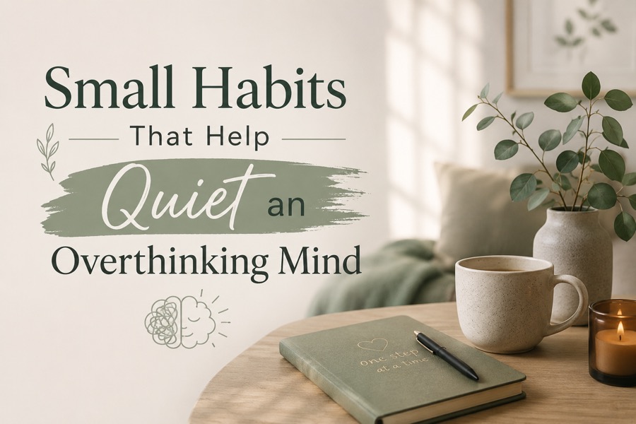 Blog post artwork for overthinking mind